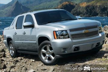 Insurance rates Chevy Avalanche in Toledo