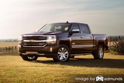 Insurance rates Chevy Silverado in Toledo