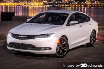 Insurance rates Chrysler 200 in Toledo