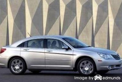 Insurance rates Chrysler Sebring in Toledo