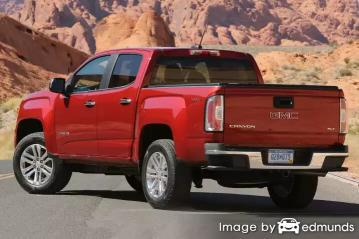 Insurance rates GMC Canyon in Toledo