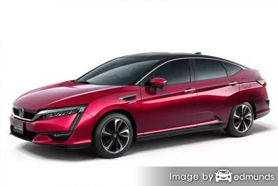 Insurance rates Honda Clarity in Toledo