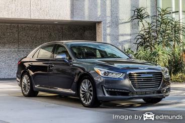 Insurance rates Hyundai G90 in Toledo