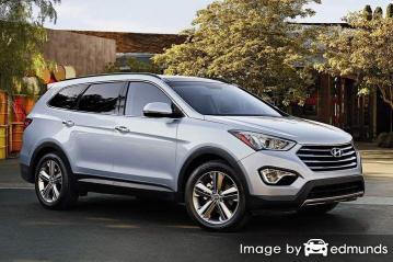 Insurance rates Hyundai Santa Fe in Toledo