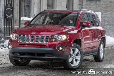Insurance rates Jeep Compass in Toledo