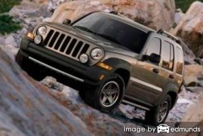 Insurance rates Jeep Liberty in Toledo