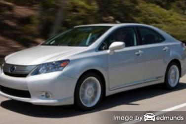 Insurance rates Lexus HS 250h in Toledo