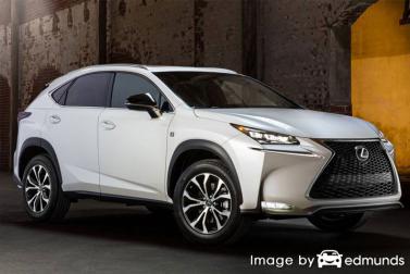 Insurance rates Lexus NX 200t in Toledo