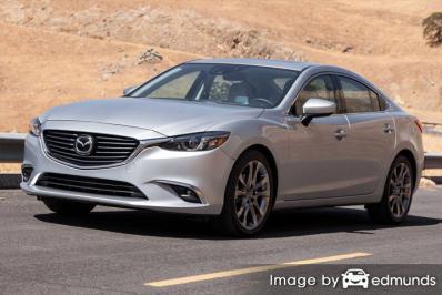 Insurance rates Mazda 6 in Toledo