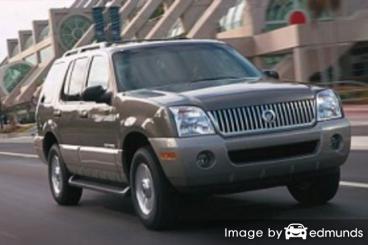 Insurance rates Mercury Mountaineer in Toledo