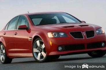 Insurance rates Pontiac G8 in Toledo