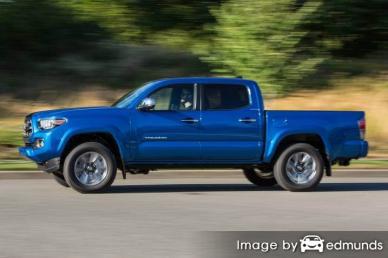 Insurance rates Toyota Tacoma in Toledo