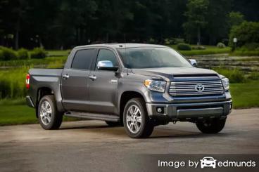 Insurance rates Toyota Tundra in Toledo